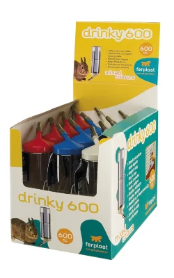 Поилка-шарик Ferplast DRINKY 75 куб. см. на крючках для грызунов