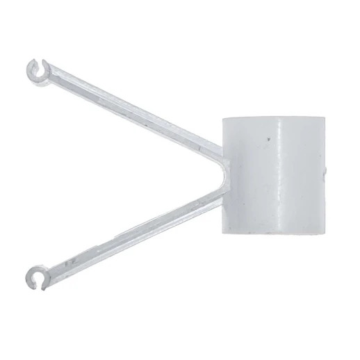 Крепление трубы 25 мм на сетку