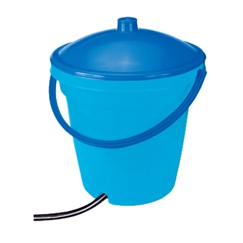 Ведро 18 л. с крышкой и выходом на шланг