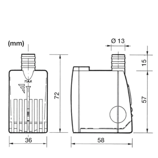 Помпа погружная для аквариума Newa Mini MN404 мини-насос