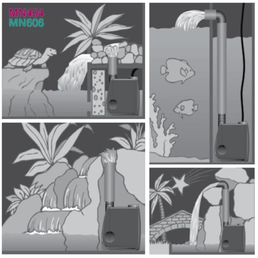 Помпа погружная для аквариума Newa Mini MN404 мини-насос