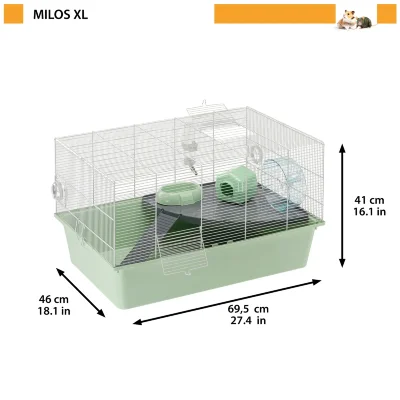 Клетка Ferplast MILOS XL для хомяков и мышей