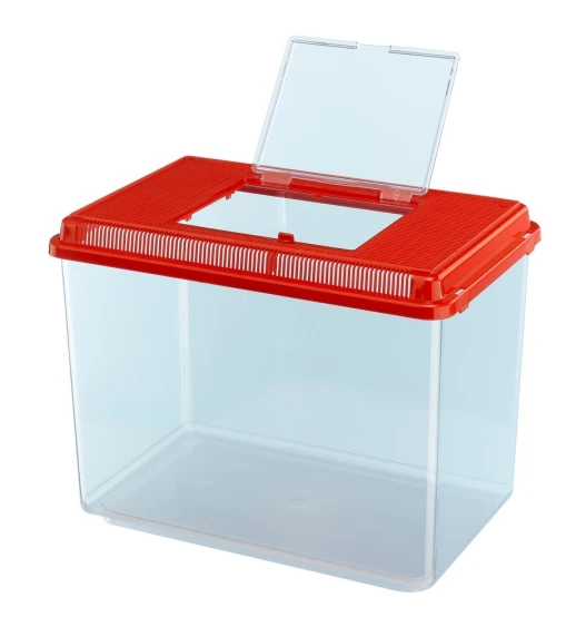 Пластиковая переноска-террариум для рыб и грызунов Ferplast GEO Maxi с крышкой 21 л