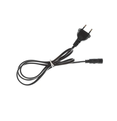 Черный сетевой провод 100 см для подключения драйвера