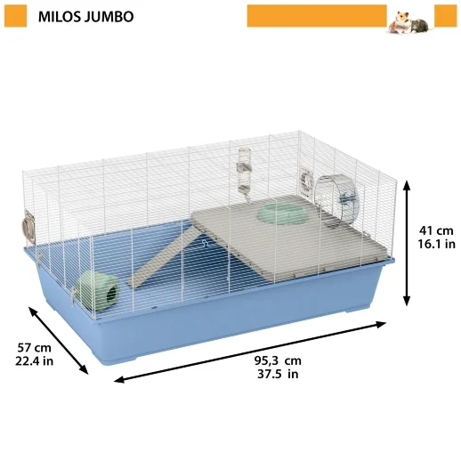 Клетка Ferplast MILOS JUMBO для хомяков и мышей