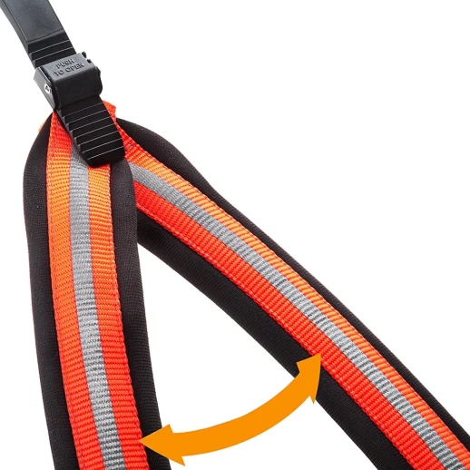 Шлейка Ferplast AGILA REFLEX 5 светоотражающая с микрорегулировкой оранжевая
