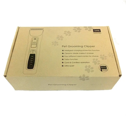 Машинка для стрижки собак и кошек Petwant черная