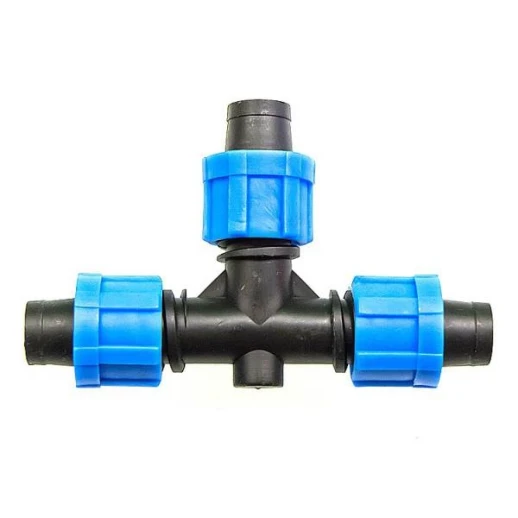 Тройник для капельной ленты 16 мм