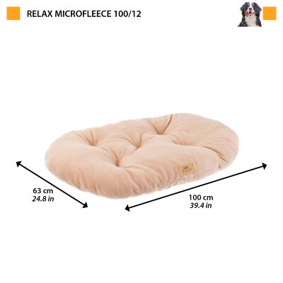 Подушка Ferplast RELAX 100/12 Microfleece коричневая