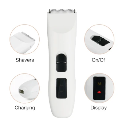 Машинка для стрижки собак и кошек Petwant белая USB