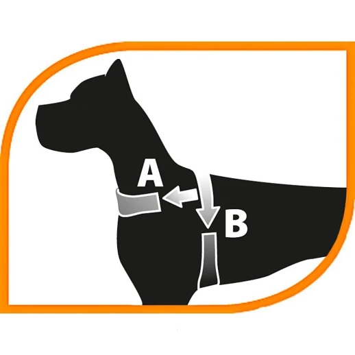 Шлейка Ferplast SPORT DOG XS нейлоновая с мягкой подкладкой жёлтая