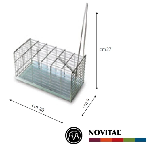 Мышеловка-живоловка Novital 20 см
