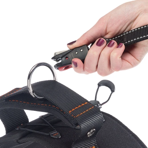 Шлейка Ferplast HERCULES XXL служебная нейлоновая чёрная