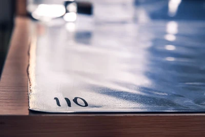 Светоотражающая пленка Reflective Mylar/PE Laminated Film 110 микрон 1 метр