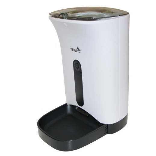 Автокормушка Petwant F1-Camera 4,3 л для сухого корма с видеокамерой, Wi-Fi (IOS/Android), черная