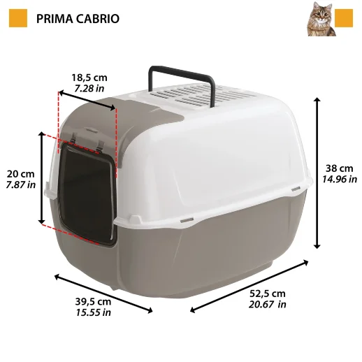 Туалет Ferplast PRIMA CABRIO закрытый