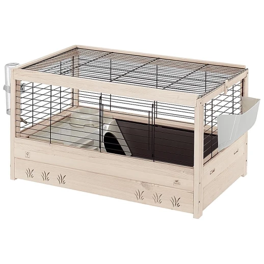 Клетка Ferplast ARENA 80 NERA для морских свинок и кроликов деревянная