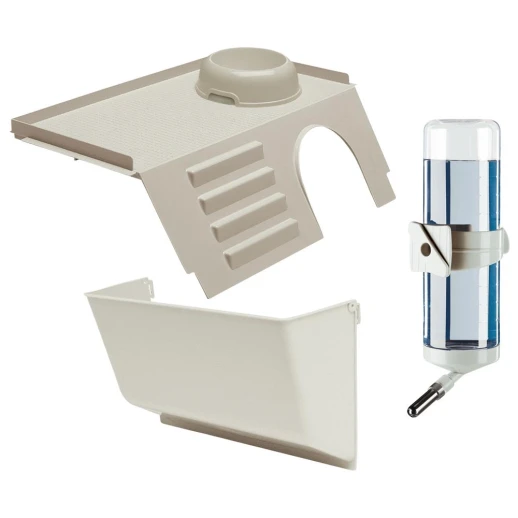 Клетка Ferplast ARENA 80 NERA для морских свинок и кроликов деревянная