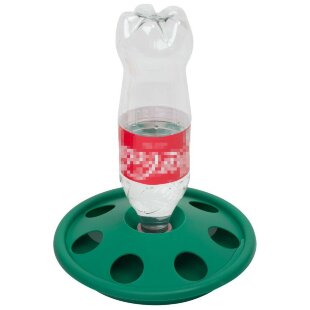 Поилка под бутылку Olba напольная с отверстиями 7 ячеек пластик