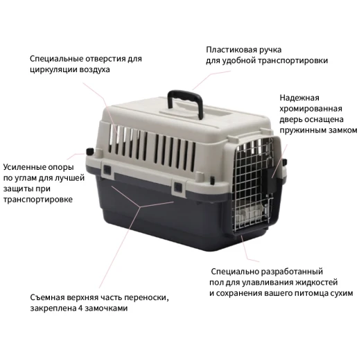 Переноска Pet Choice Departures Range 56х37х33 см стандарт IATA