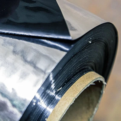 Светоотражающая пленка Reflective Mylar/PE Laminated Film 170 микрон 1 метр