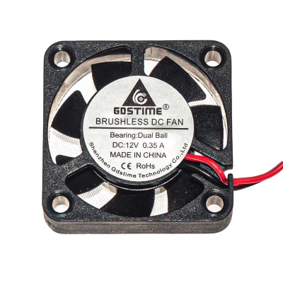 Осевой вентилятор корпусной 40х40х10мм 12Вольт