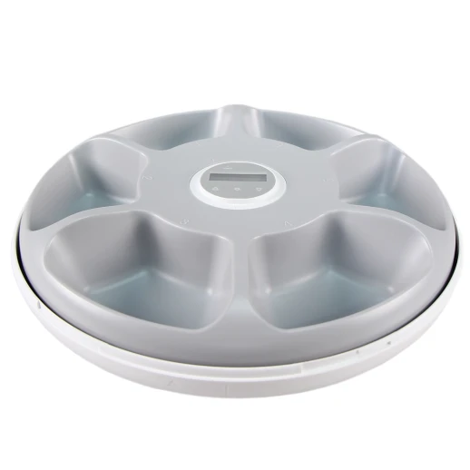 Автокормушка Petwant F6-LCD 6 секций, ж/к дисплей, белая