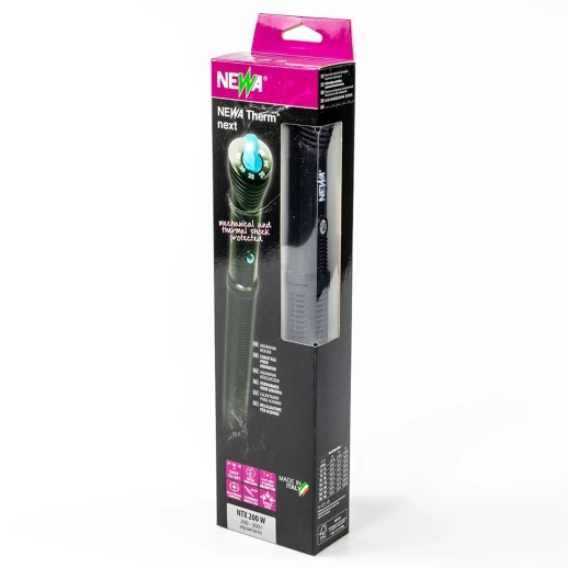 Нагреватель для воды аквариума Newa Therm Next NTX200 220-240V 50Hz 200W с терморегулятором автоматический 80-300 л