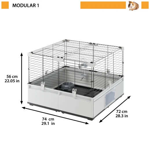 Клетка Ferplast MODULAR 1 для кроликов и морских свинок