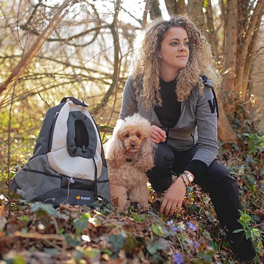 Рюкзак Ferplast KANGOO L серый полиэстер