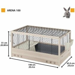 Деревянная клетка для кроликов Ferplast ARENA 100