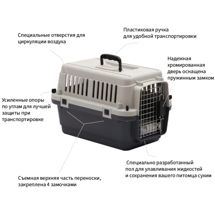 Переноска Pet Choice Departures Range 60х40х40 см стандарт IATA