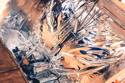 Светоотражающая пленка Mirror Mylar Film 50 микрон 1 метр