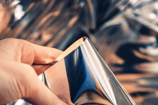 Светоотражающая пленка Mirror Mylar Film 50 микрон 1 метр