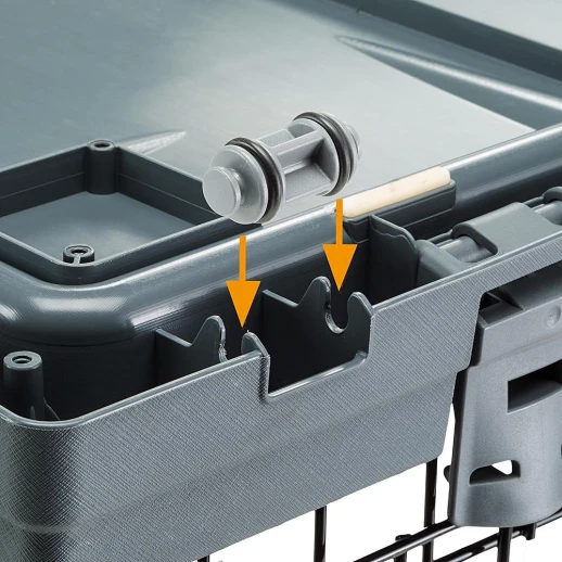 Клетка Ferplast SUPERIOR 105 для собак с пластиковой крышей и поддоном