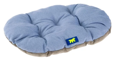 Подушка мягкая Ferplast RELAX 100/12C для собак и кошек Голубой с серым