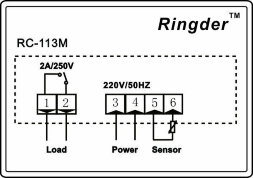 Терморегулятор Ringder RC-113М (пид-регулятор)