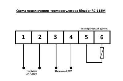 Терморегулятор Ringder RC-113М пид-регулятор