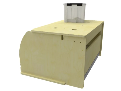 Клетка для перепелов МирПтиц M на 15 перепелов