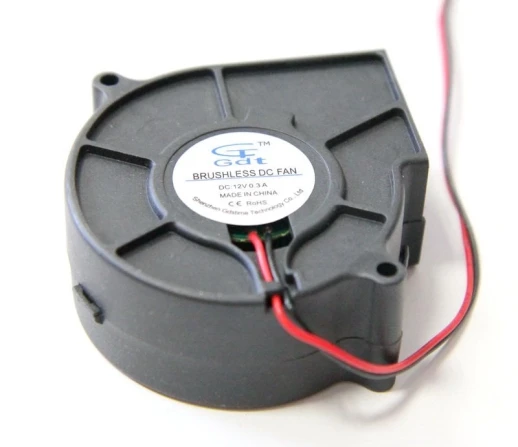 Вентилятор радиальный (центробежный) 75х75х30мм 12Вольт