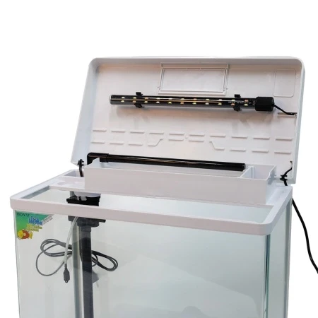 Аквариум Boyu MS-520 45 л с LED светильником и фильтром, белый