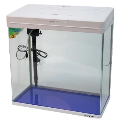 Аквариум Boyu MS-520 45 л с LED светильником и фильтром, белый