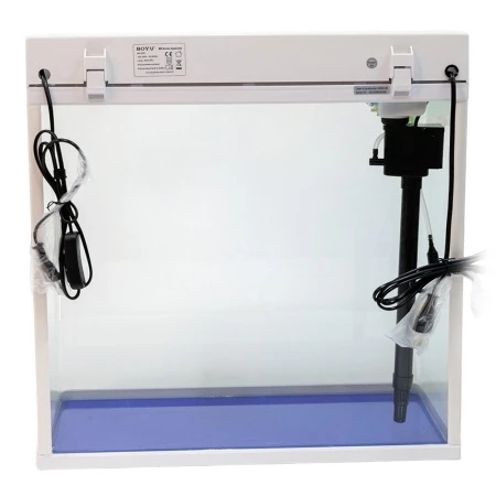 Аквариум Boyu MS-520 45 л с LED светильником и фильтром, белый