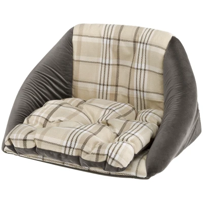 Домик-трансформер Ferplast EDINBURGH коричневый с двухсторонней подушкой