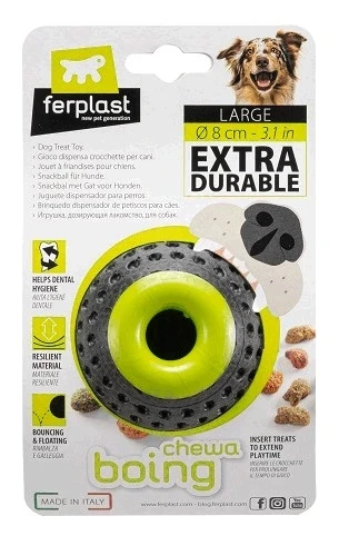 Игрушка мяч-диспенсер Ferplast CHEWA BOING Large плавающий