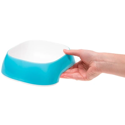 Миска Ferplast GLAM SMALL пластиковая голубая 0,4л