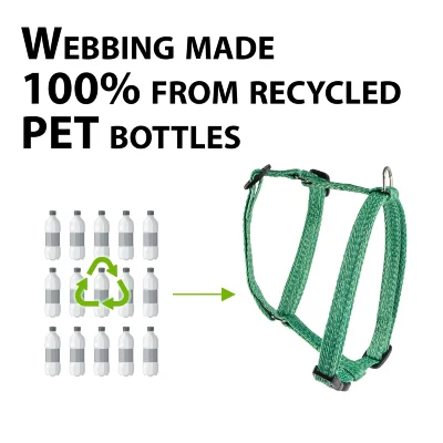 Шлейка Ferplast GREENER P S эконейлон зелёная