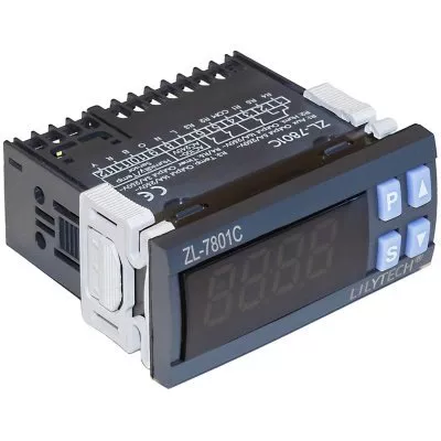 Контроллер Lilytech ZL-7801C темп + влажность + 2 таймера