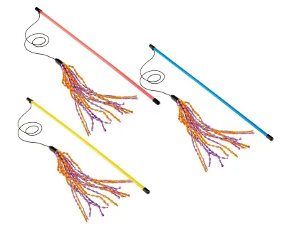 Удочка Ferplast PA 5001 с веревочной дразнилкой для кошек