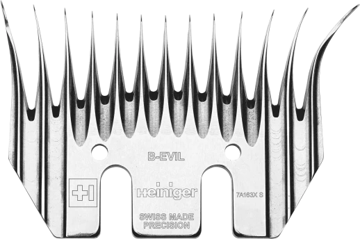 Нижний нож Heiniger B-Evil LG2 для стрижки тонкорунных овец 94,5 мм